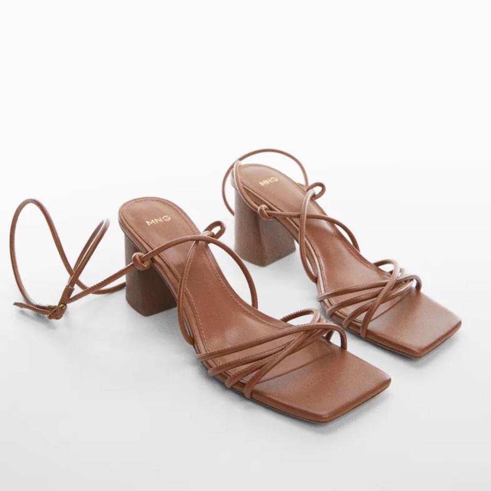 Criss-cross straps sandals sz 6.5. Brand new in box